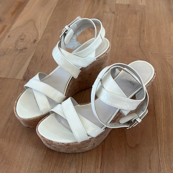 Stuart Weitzman Platform sandals size 5.5 - Picture 1 of 5